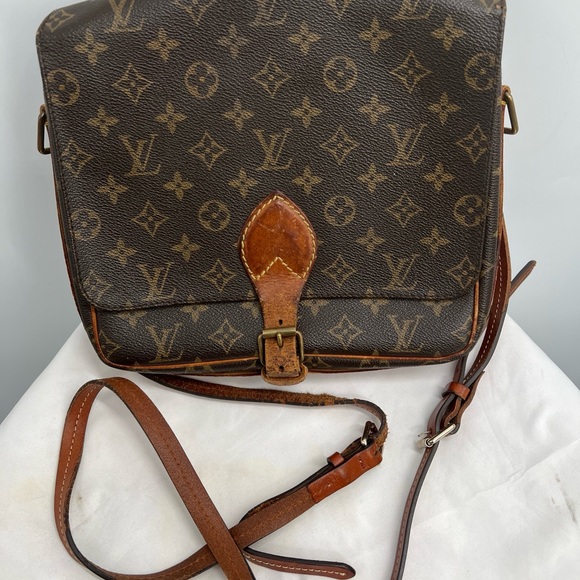 Louis Vuitton LV Shoulder Bag Cartouchiere GM Brown Monogram - Picture 5 of 16